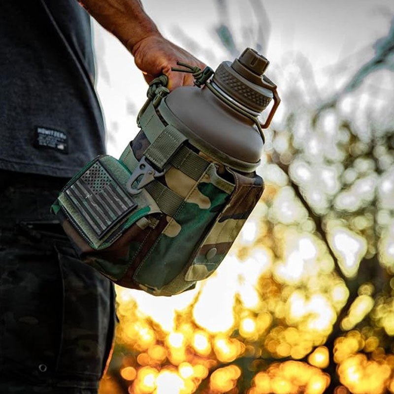 64oz Large - Capacity Stainless Steel Space Bottle: Leak - Proof, Convenient Handle - Terozi