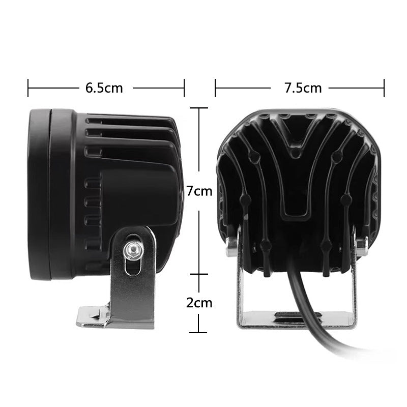 3 Inch 4 LED Offroad Work Light Bar Pod Adjustable Bracket
