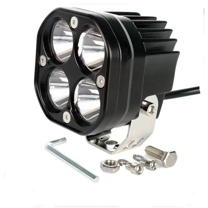 3 Inch 4 LED Offroad Work Light Bar Pod Adjustable Bracket