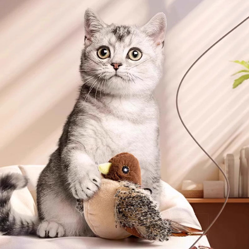 Electric Interactive Plush Toy for Cats – Interactive & Self-Play Fun