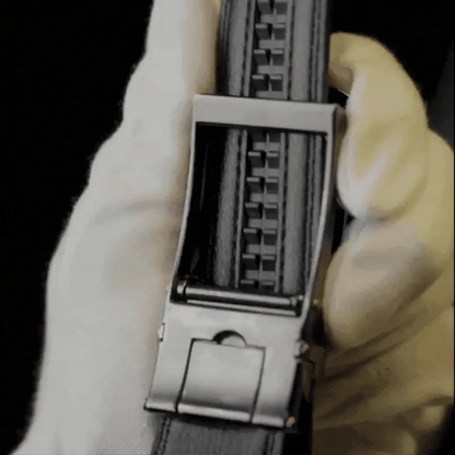 VintageCraft Cowhide Belt – Traditional Buckle & Premium Leather