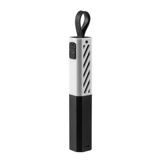 BeamCore™ Minimalist White Laser Flashlight – Zoomable Long-Range Beam with 18650 Battery