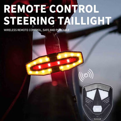 RideSignal™ Solar Bike Tail Light – Rechargeable Safety Light with Remote Control