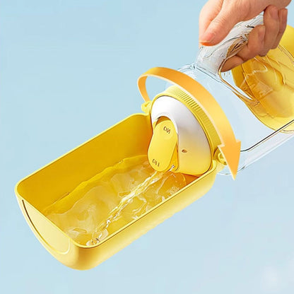 Water & Food Integrated Pet Travel Bottle: Leak-Proof Seal, Large Capacity, Heat-Resistant