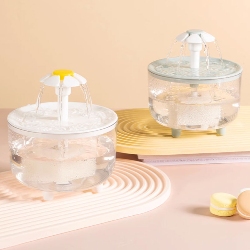 Anti-Dry-Burn Automatic Pet Water Fountain: Flowing Water Circulation & Multi-Layer Filtration