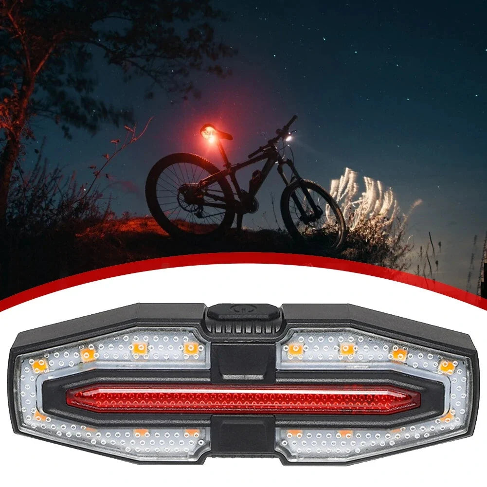 RideSignal™ Solar Bike Tail Light – Rechargeable Safety Light with Remote Control