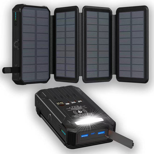 SolarArmor · Quad-Panel 20000mAh Solar Power Bank