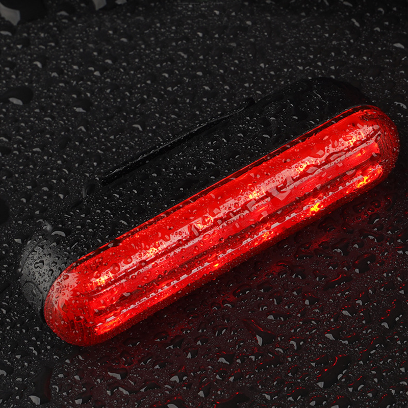 Laser Bike Tail Light Smart Brake Sensing Rechargeable Rear Lamp