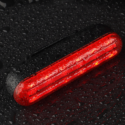 Laser Bike Tail Light Smart Brake Sensing Rechargeable Rear Lamp