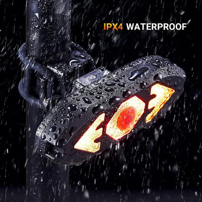 RideSignal™ Wireless Remote Bike Tail Light – Turn Signal, Horn & USB Rechargeable