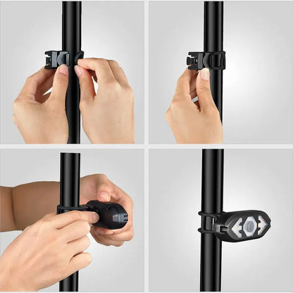 RideSignal™ Wireless Remote Bike Tail Light – Turn Signal, Horn & USB Rechargeable