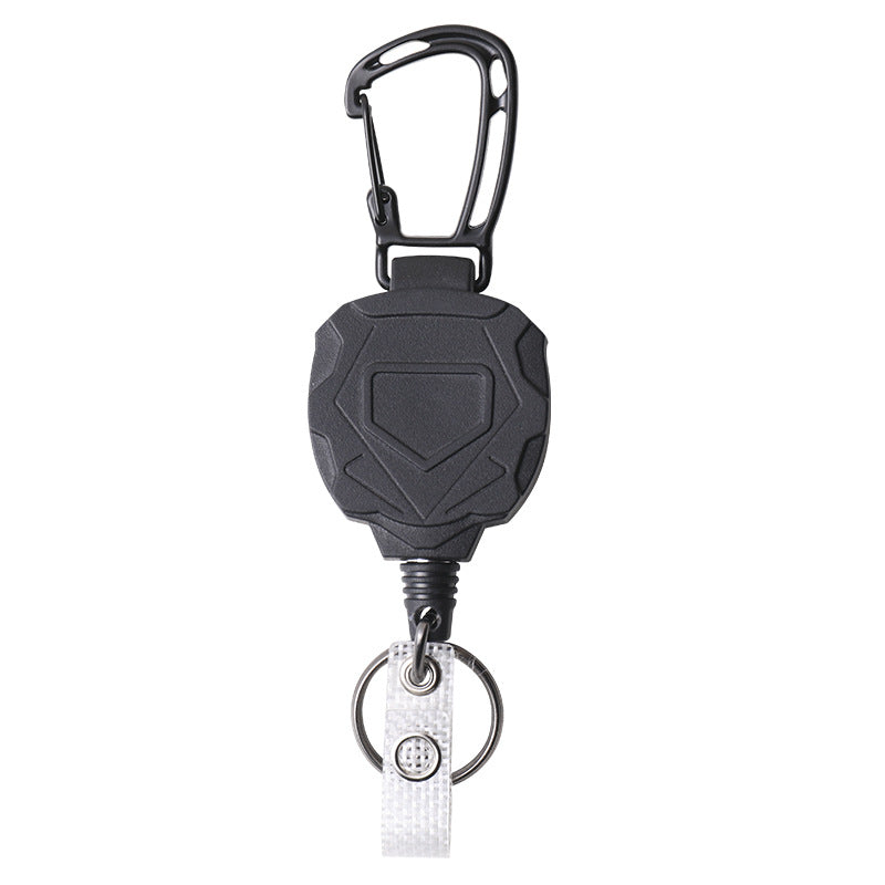 TitanClip™ Heavy-Duty Retractable Badge Holder – Carabiner Keychain Reel
