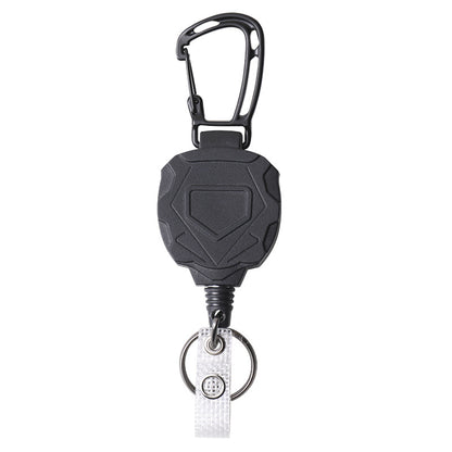 TitanClip™ Heavy-Duty Retractable Badge Holder – Carabiner Keychain Reel