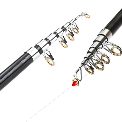 TitanCast · Pro-Folding Travel Rod & Reel Combo