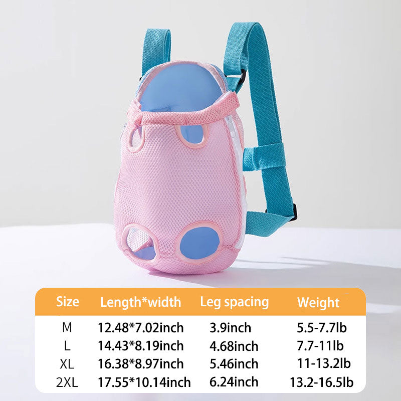 Portable Pet Travel Backpack: Comfortable & Breathable, Hands-Free Design