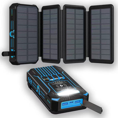 SolarArmor · Quad-Panel 20000mAh Solar Power Bank