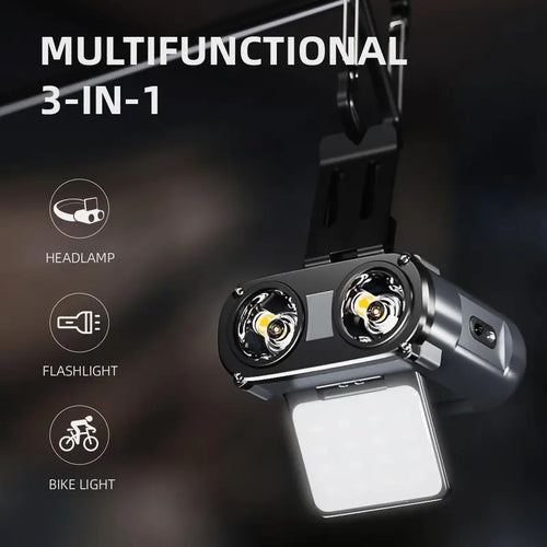 OwlLight Pro · Modular Motion-Sensor Hat Clip Headlamp