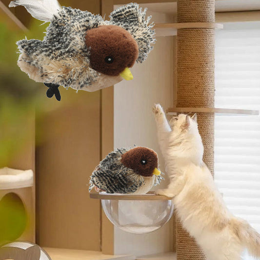 Electric Interactive Plush Toy for Cats – Interactive & Self-Play Fun