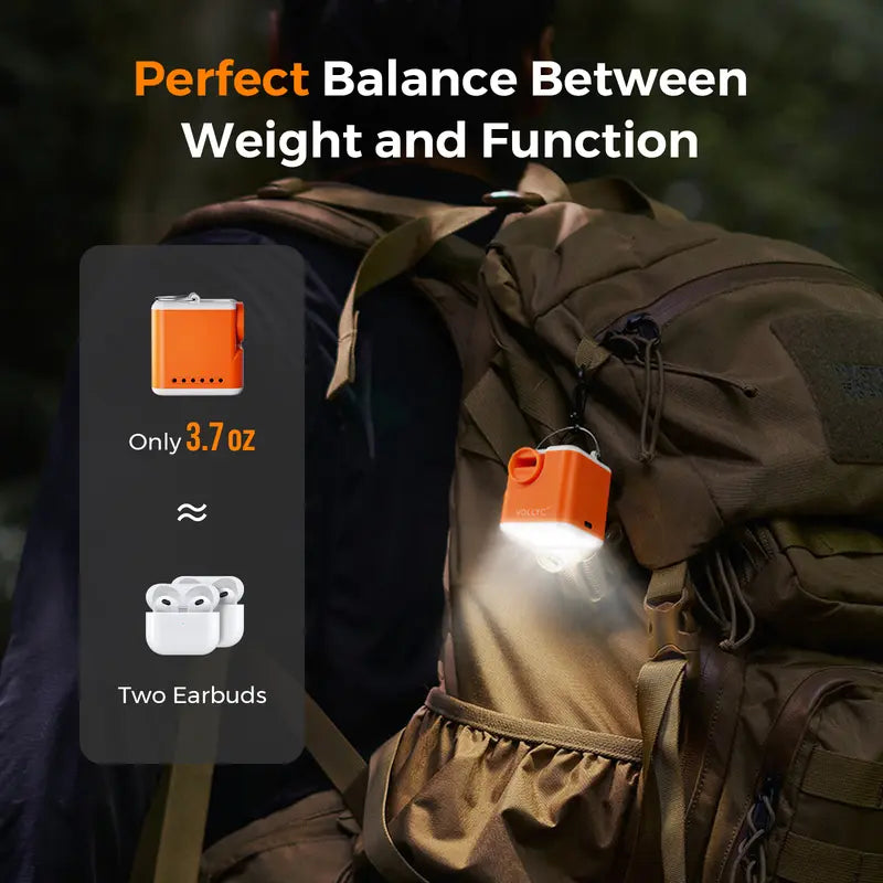 Portable Electric Air Pump 105g Mini Inflator Deflator Camping