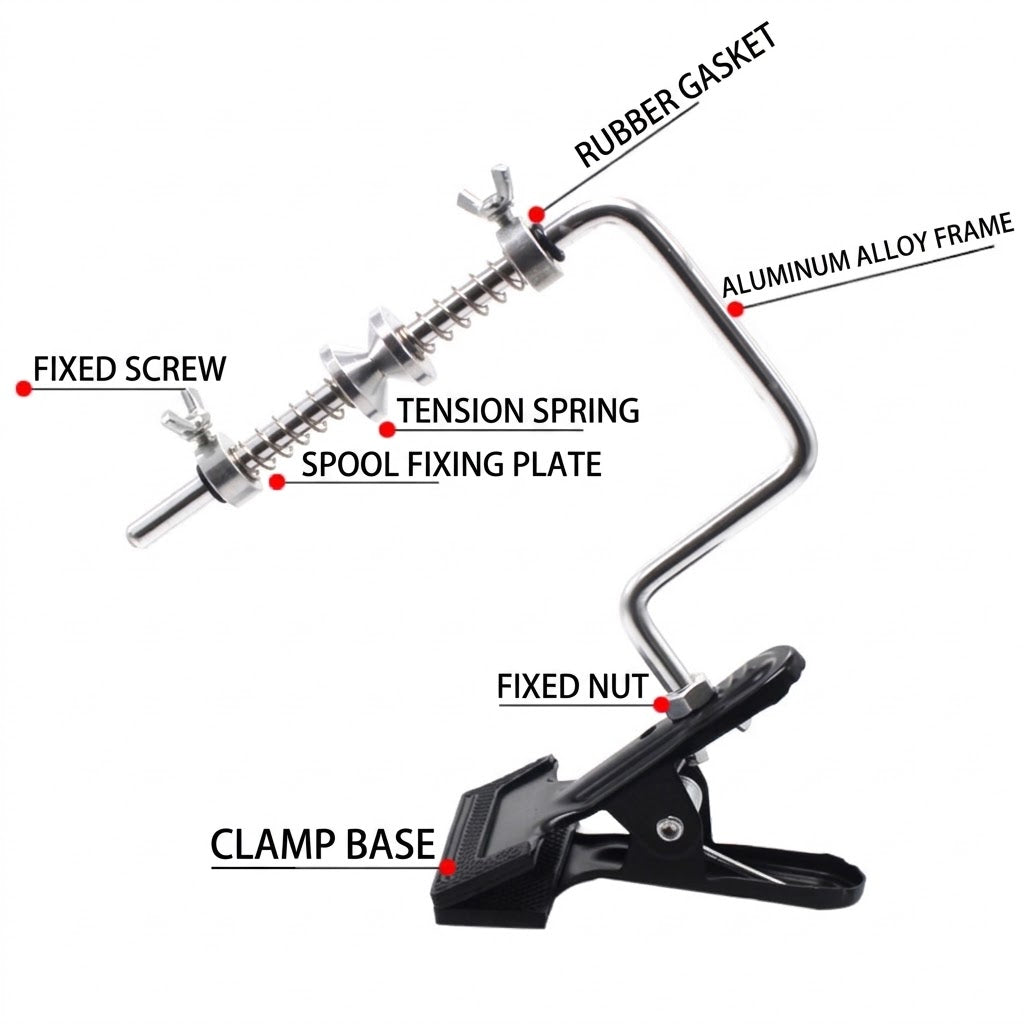 Beyond Fishing Line Spooler Table Clamp Station Winder Tool