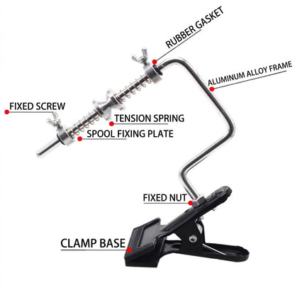 Beyond Fishing Line Spooler Table Clamp Station Winder Tool