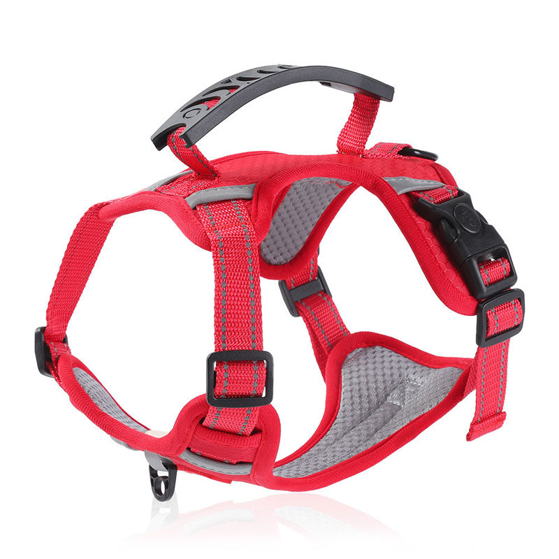 Pet Vest-Style Harness Leash – Anti-Pull, Secure Buckle & Reflective Design