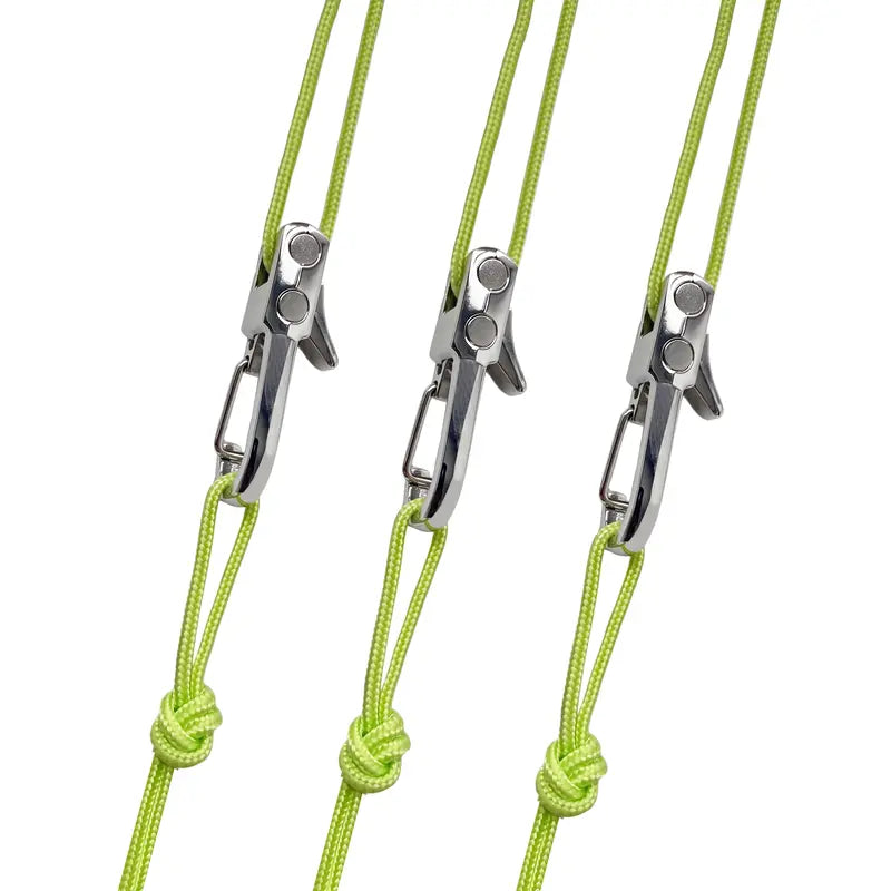 Heavy Duty Metal Rope Ratchet Hanger Pulley Tie Down Adjuster Set