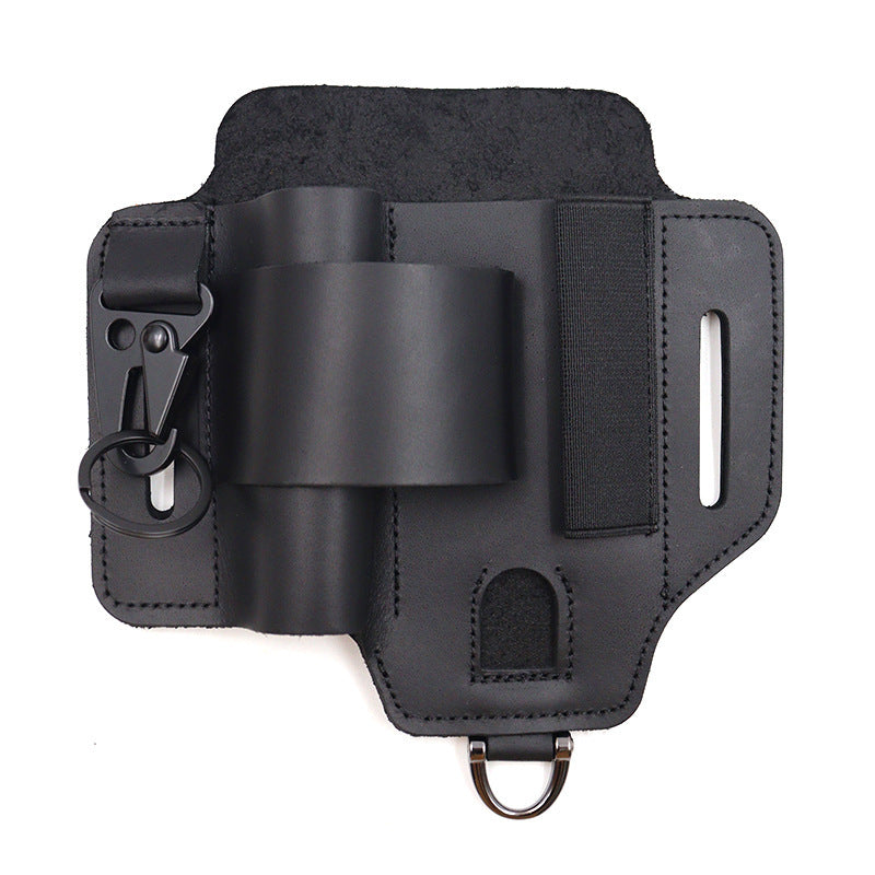 ToolGuard™ Premium Leather Multi-Tool Sheath – EDC Belt Organizer Pouch