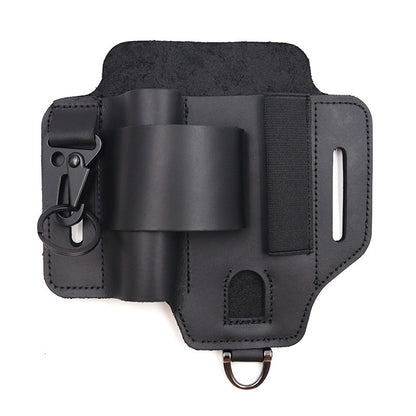 ToolGuard™ Premium Leather Multi-Tool Sheath – EDC Belt Organizer Pouch
