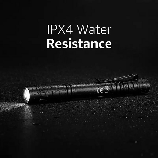 Portable LED Penlight – Aluminum Pocket Flashlight with Dual-Way Clip