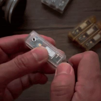 MicroSpi Kinetic Self-Powered EDC Pocket Light and Fidget Pendant
