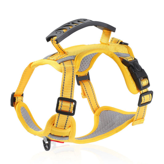 Pet Vest-Style Harness Leash – Anti-Pull, Secure Buckle & Reflective Design