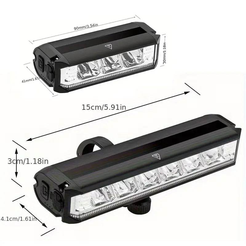 RideBeam™ Ultra-Bright USB Rechargeable Bike Headlight