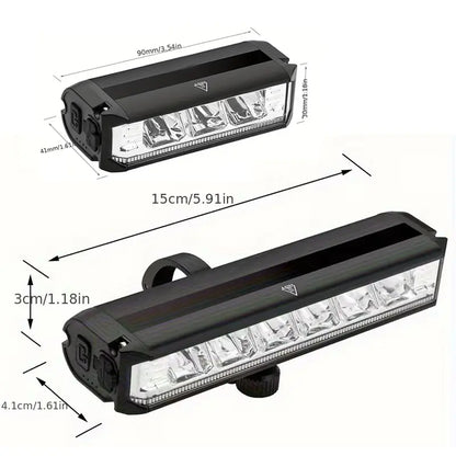 RideBeam™ Ultra-Bright USB Rechargeable Bike Headlight