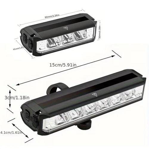 RideBeam™ Ultra-Bright USB Rechargeable Bike Headlight