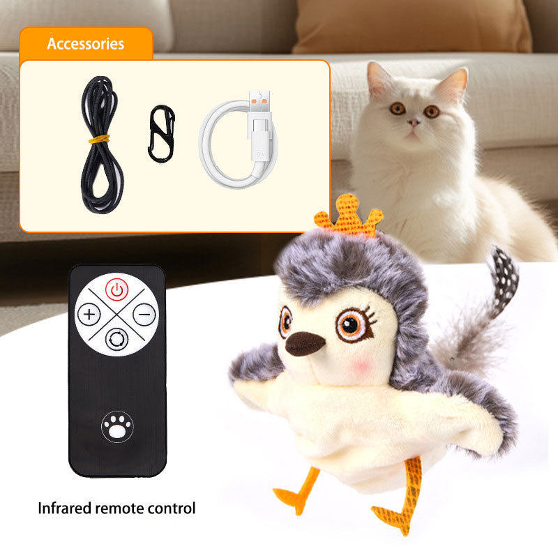 Electric Interactive Plush Toy for Cats – Interactive & Self-Play Fun