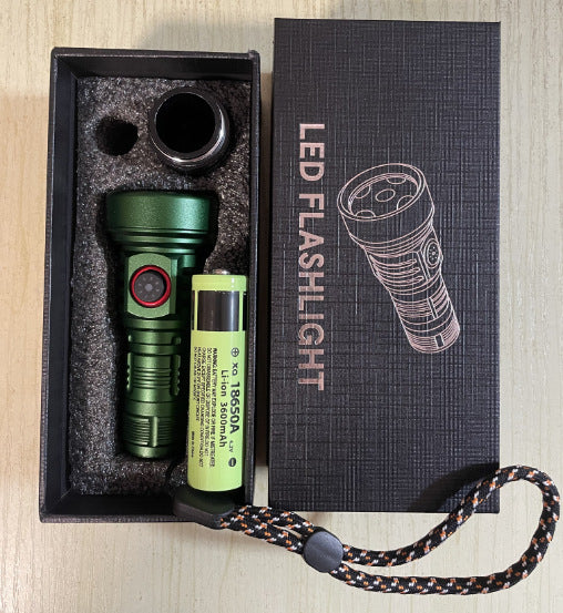 LumaCore™ 5-LED SST40 Mini Flashlight – Aluminum Pocket Light with Type-C Charging