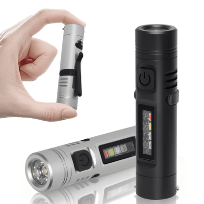 AeroLite Pro Aluminum Flashlight – Pocket - Size Multi - Function Tool - Terozi