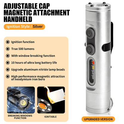 AeroLite Pro Aluminum Flashlight – Pocket - Size Multi - Function Tool - Terozi