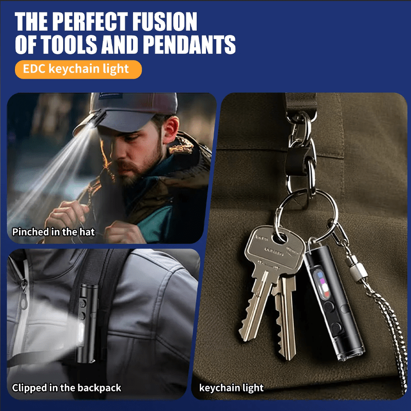 AeroLite Pro Aluminum Flashlight – Pocket - Size Multi - Function Tool - Terozi