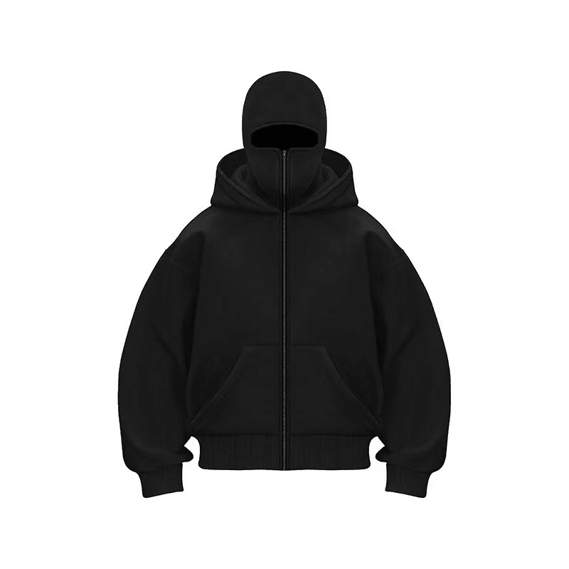 AeroPeak High - Neck Hooded Sweatshirt – Urban Outdoor Warmth - Terozi