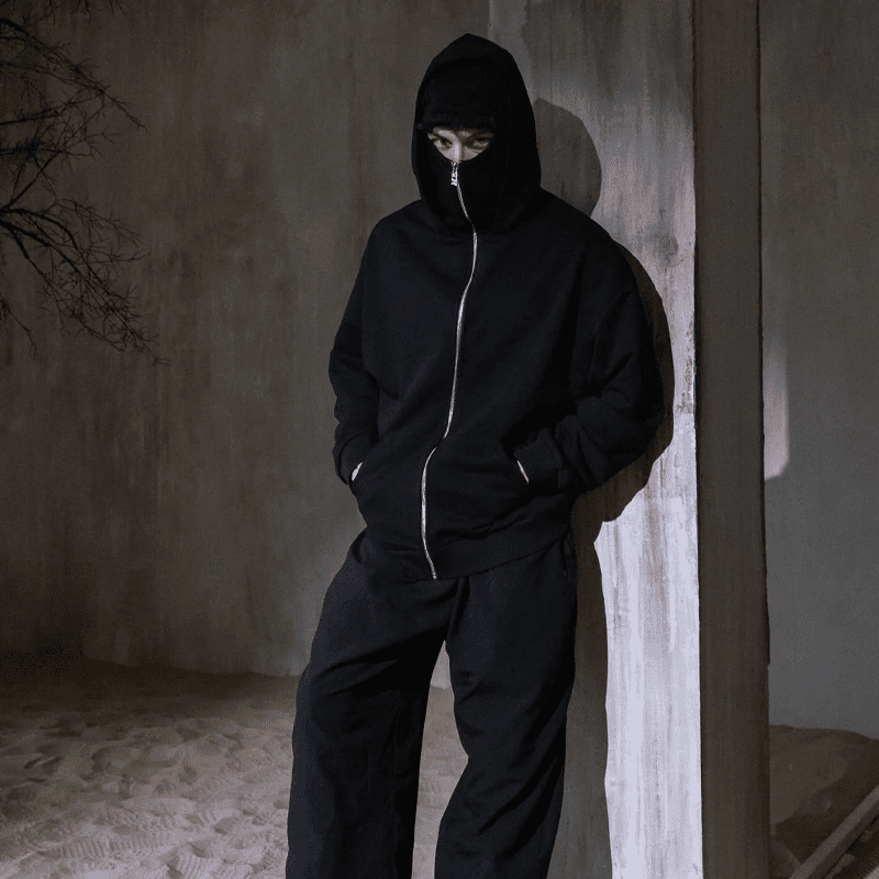 AeroPeak High - Neck Hooded Sweatshirt – Urban Outdoor Warmth - Terozi