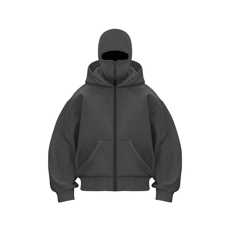 AeroPeak High - Neck Hooded Sweatshirt – Urban Outdoor Warmth - Terozi