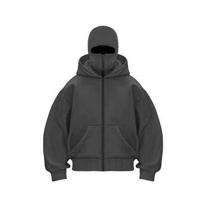 AeroPeak High - Neck Hooded Sweatshirt – Urban Outdoor Warmth - Terozi