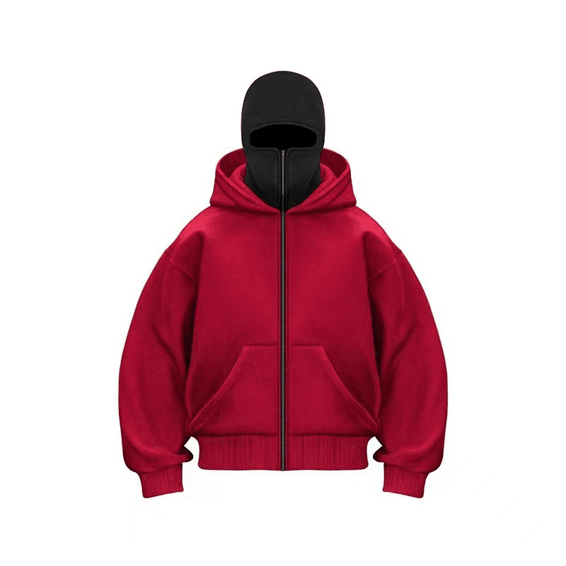 AeroPeak High - Neck Hooded Sweatshirt – Urban Outdoor Warmth - Terozi