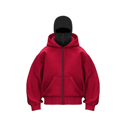 AeroPeak High - Neck Hooded Sweatshirt – Urban Outdoor Warmth - Terozi