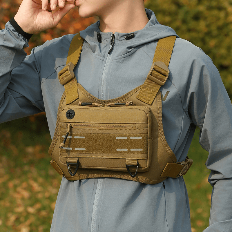 ArmorGrid Outdoor Tactical Vest – Fully Adjustable & Multi - Pocket Design - Terozi