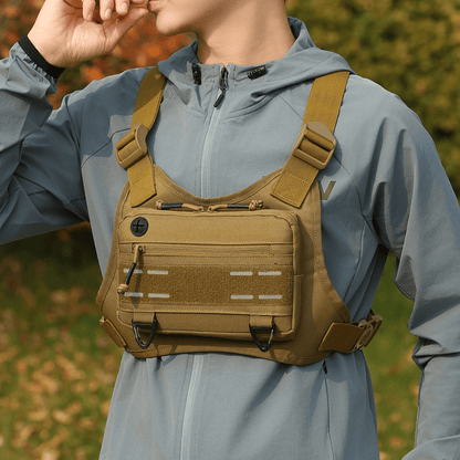 ArmorGrid Outdoor Tactical Vest – Fully Adjustable & Multi - Pocket Design - Terozi