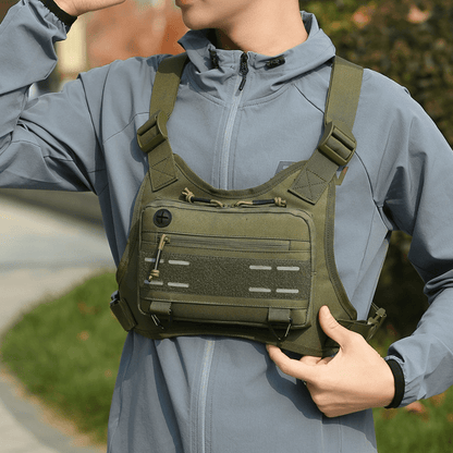 ArmorGrid Outdoor Tactical Vest – Fully Adjustable & Multi - Pocket Design - Terozi