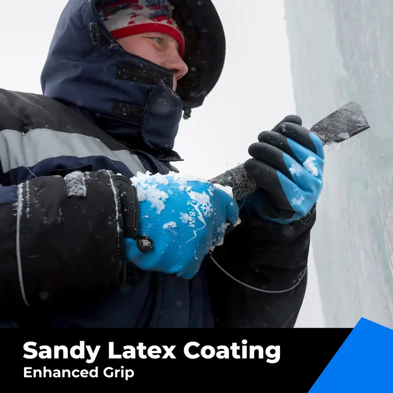 Winter Waterproof Thermal Work Gloves Heavy Duty Cold Proof Grip